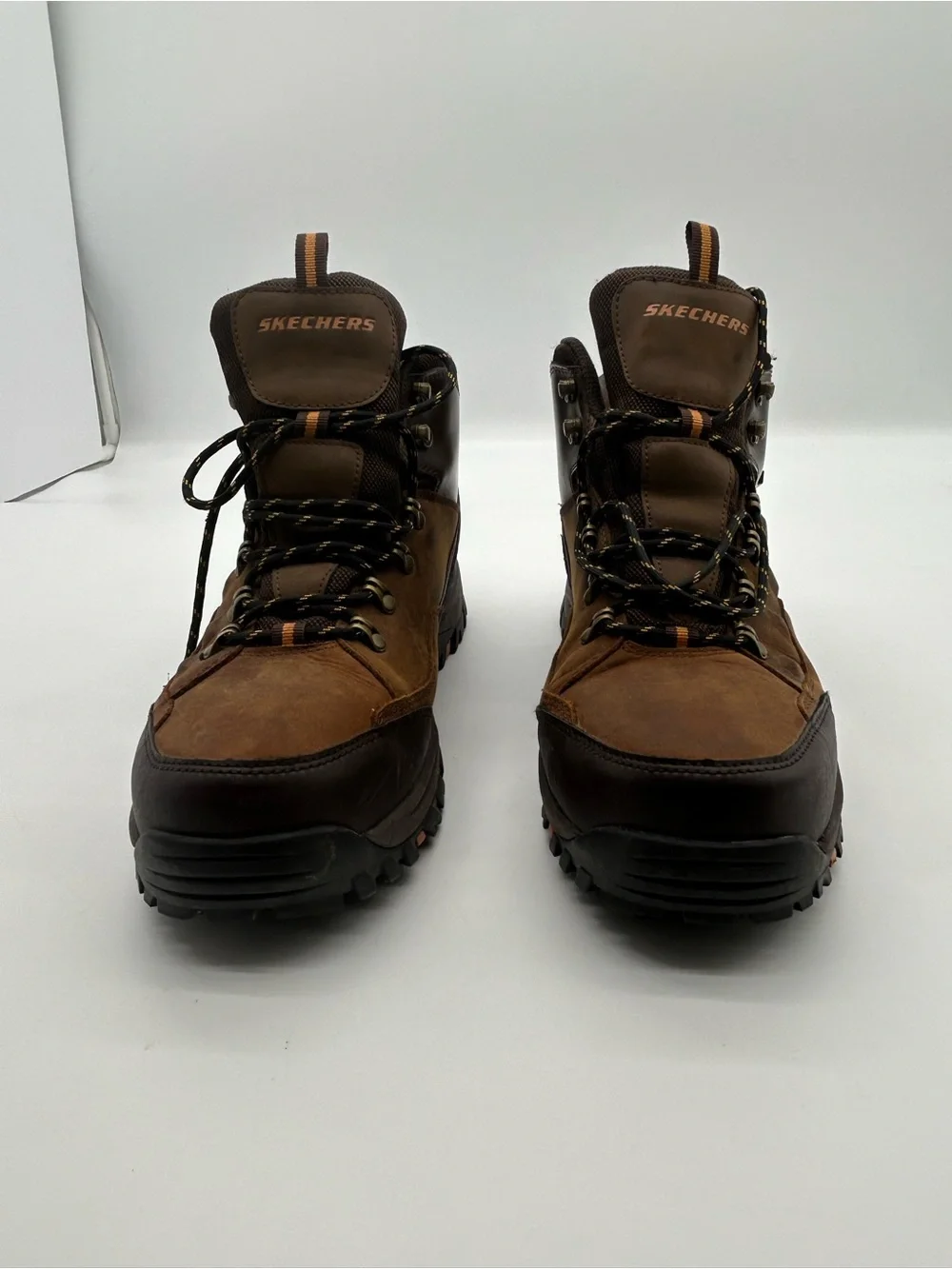 Skechers Men's Relment Traven Brown Lace-Up Outdoor Boots size 11.5